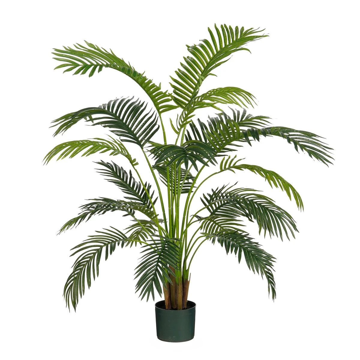 Artificial plant Areca palm Green by Mica Decorations