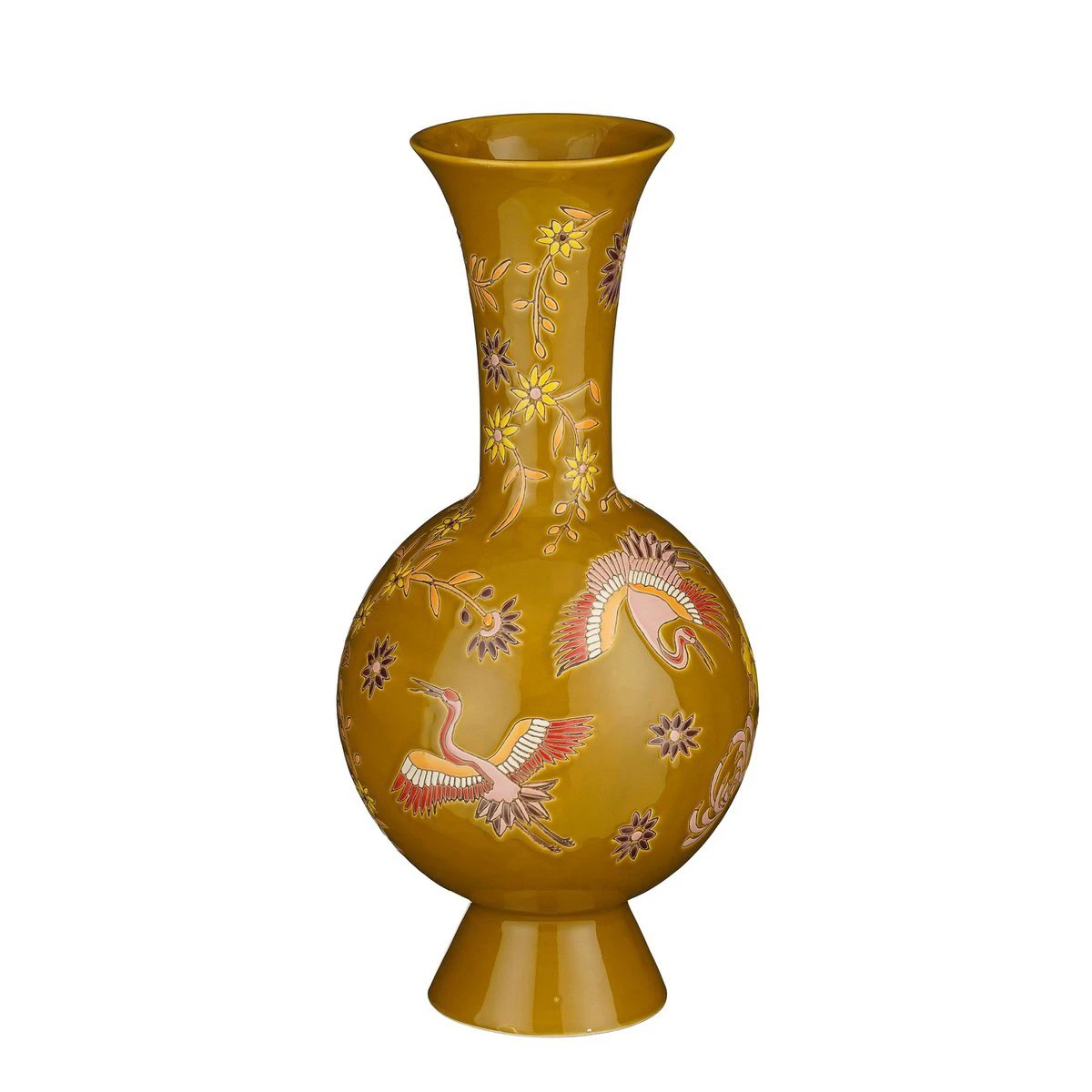 Vase Eloise Ocher by Mica Decorations