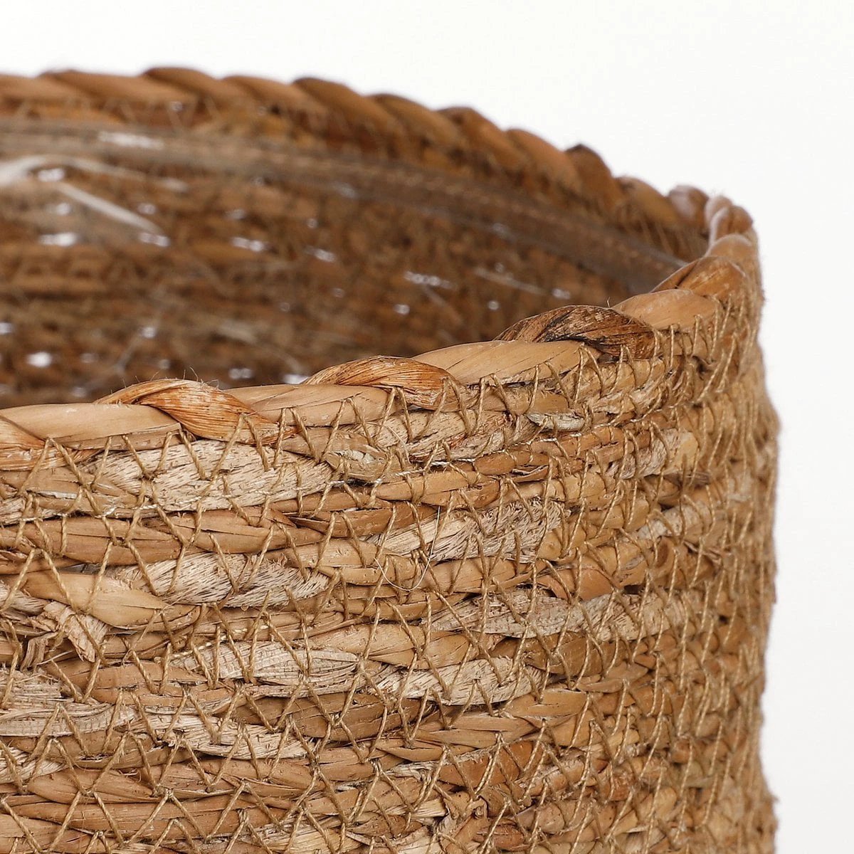 Plant basket set Atlantic Light brown by Mica Decorations