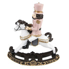 Decoration nutcracker on rocking horse 15x5x18 cm by Clayre & Eef.