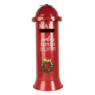 Weihnachtsdekoration Briefkasten Ø 19x52 cm rotes Metall von Clayre & Eef.