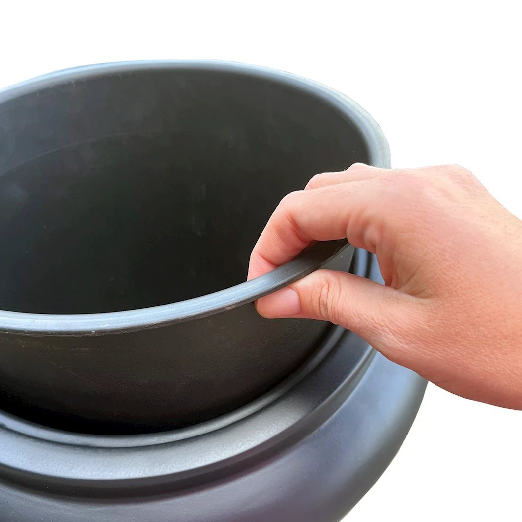 Plant Pot - Hobro Black by Vase The World