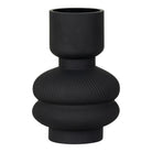 Vase - Black, Glass, Ø15x22cm by EMIRELLE