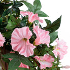 Artificial hanging plant Pink by Mica Decorations