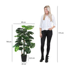 Artificial plant Monstera green by Mica Decorations