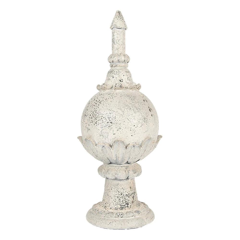 Dekorationsornament Ø 24x61 cm Beige Keramikmaterial von Clayre & Eef.