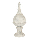 Dekorationsornament Ø 24x61 cm Beige Keramikmaterial von Clayre & Eef.