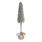 Mini Artificial Christmas Tree Ø 18x78 cm Green Plastic by Clayre & Eef.