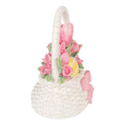 Easter Basket 14x11x18 cm White Plastic by Clayre & Eef.