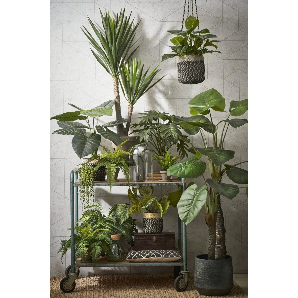 Artificial plant Yucca Green by Mica Decorations