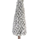 Mini Artificial Christmas Tree Ø 19x97 cm Green Plastic by Clayre & Eef.