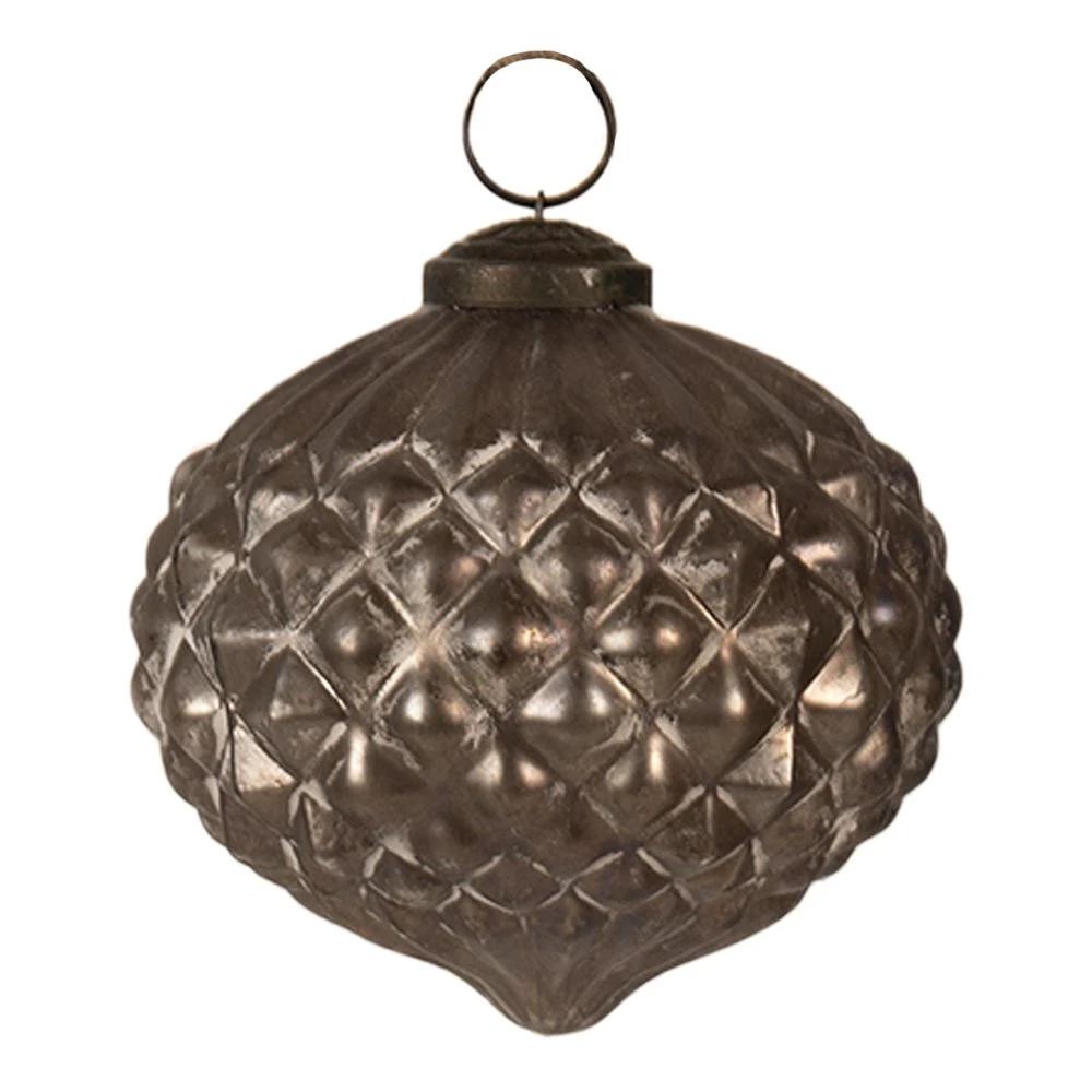 Christmas ball Ø 10x10 cm by Clayre & Eef.