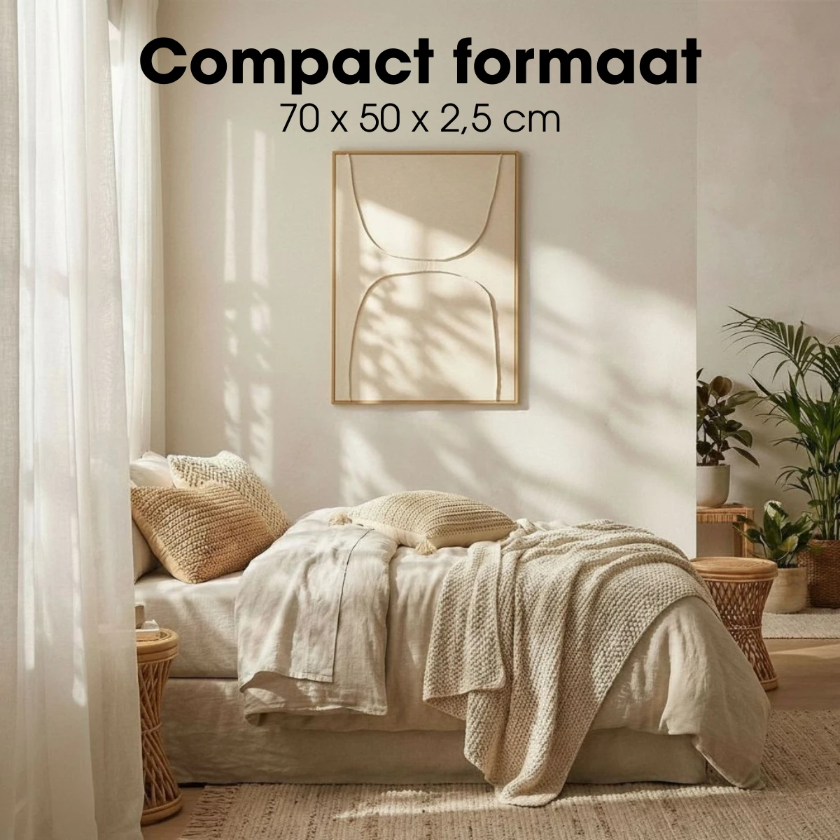 Wall decoration Beige by Mica Decorations