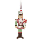 Decorative pendant nutcracker 5x3x12 cm by Clayre & Eef.