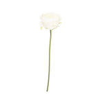 Artificial flower Rose 35 cm White Plastic by Clayre & Eef.