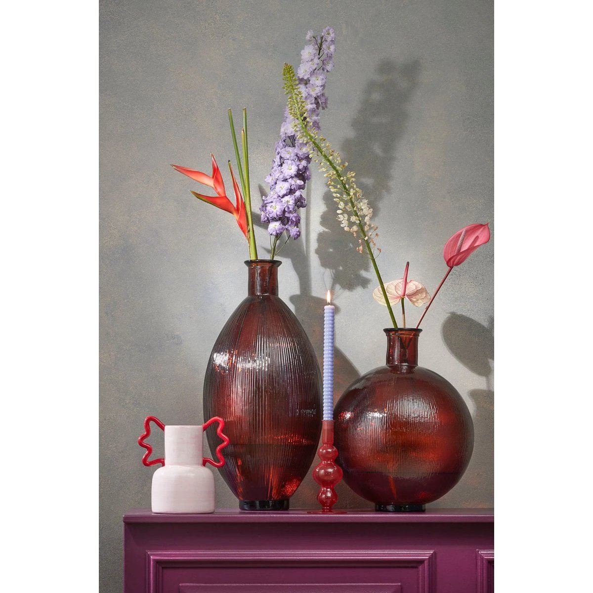 Decorative bottle of Firenza Dark Brown by Mica Decorations