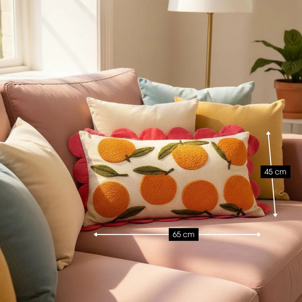 Decorative cushion Off-white by Mica Decorations
