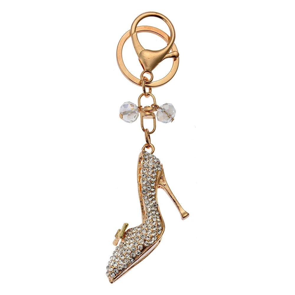 Key ring 4x2x6 cm gold colored by Clayre & Eef.