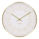 Takamaka Wall Clock - Gold, Aluminum/Glass, Ø40 cm by EMIRELLE