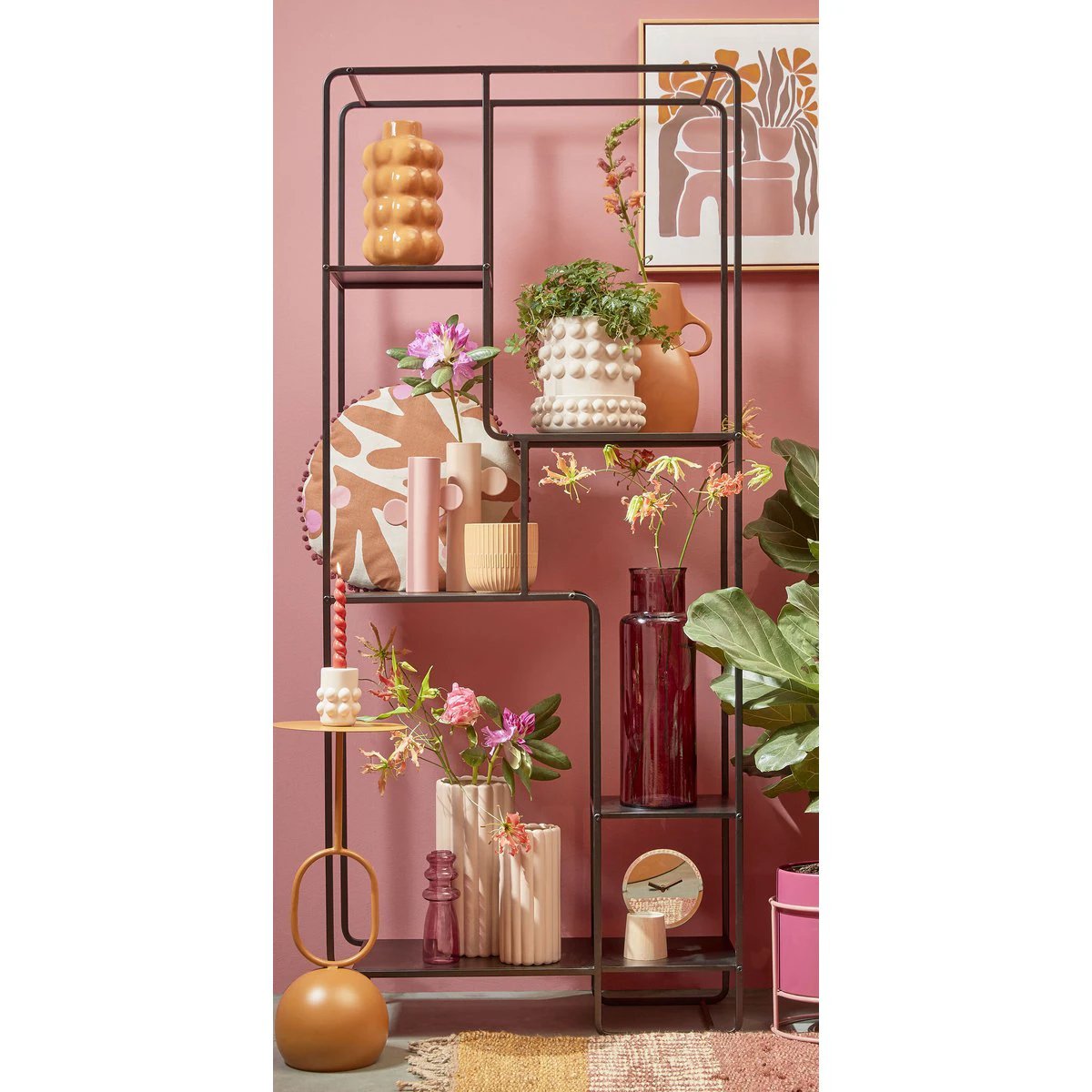 Wall cabinet Jules Black by Mica Decorations