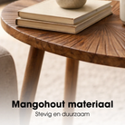 Side table Pomante Dark brown by Mica Decorations