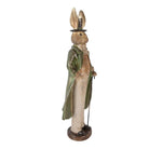 Dekorationsstatue Hase 17x12x48 cm goldfarbenes Kunststoff von Clayre & Eef.