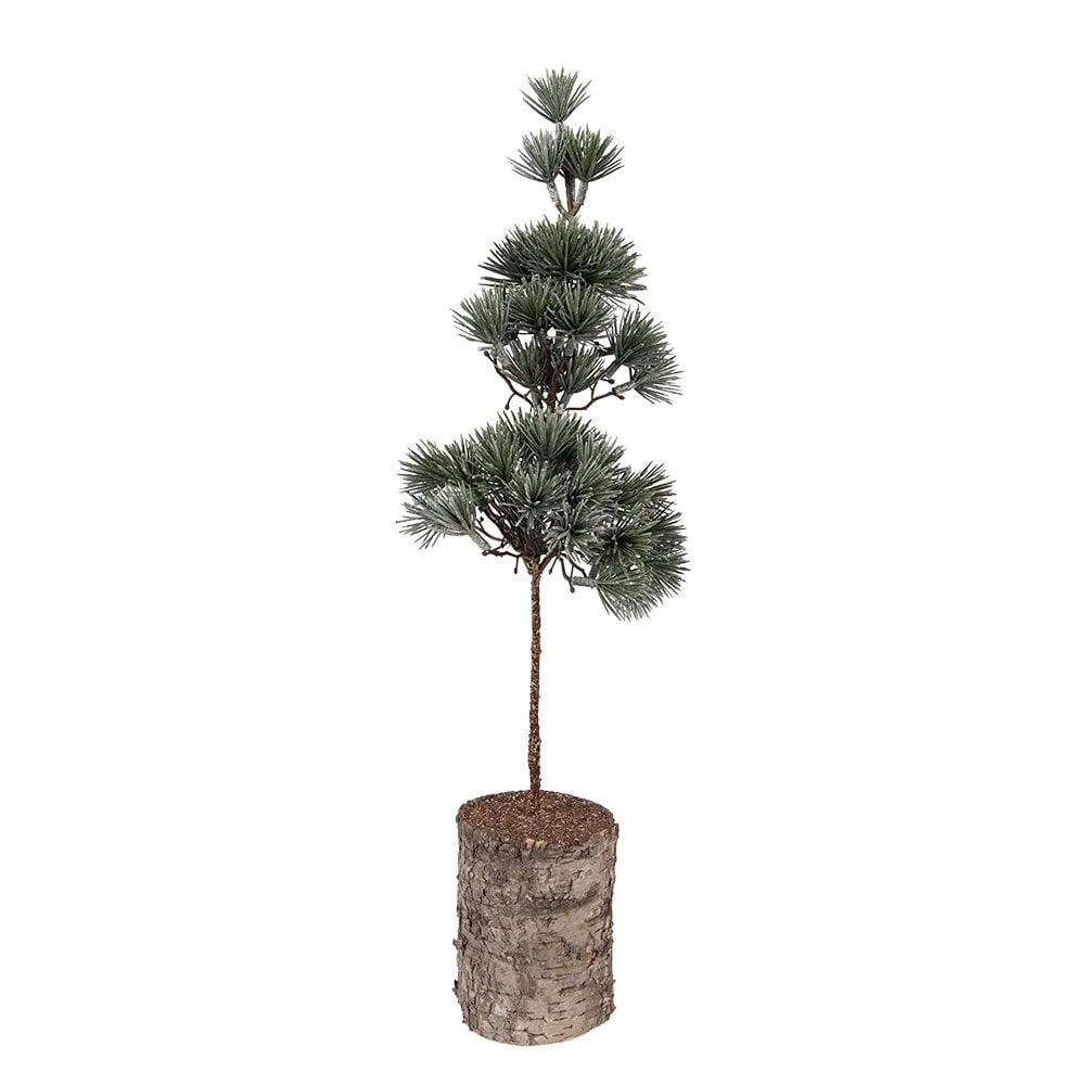 Mini Artificial Christmas Tree 14x14x45 cm Green Wood by Clayre & Eef.
