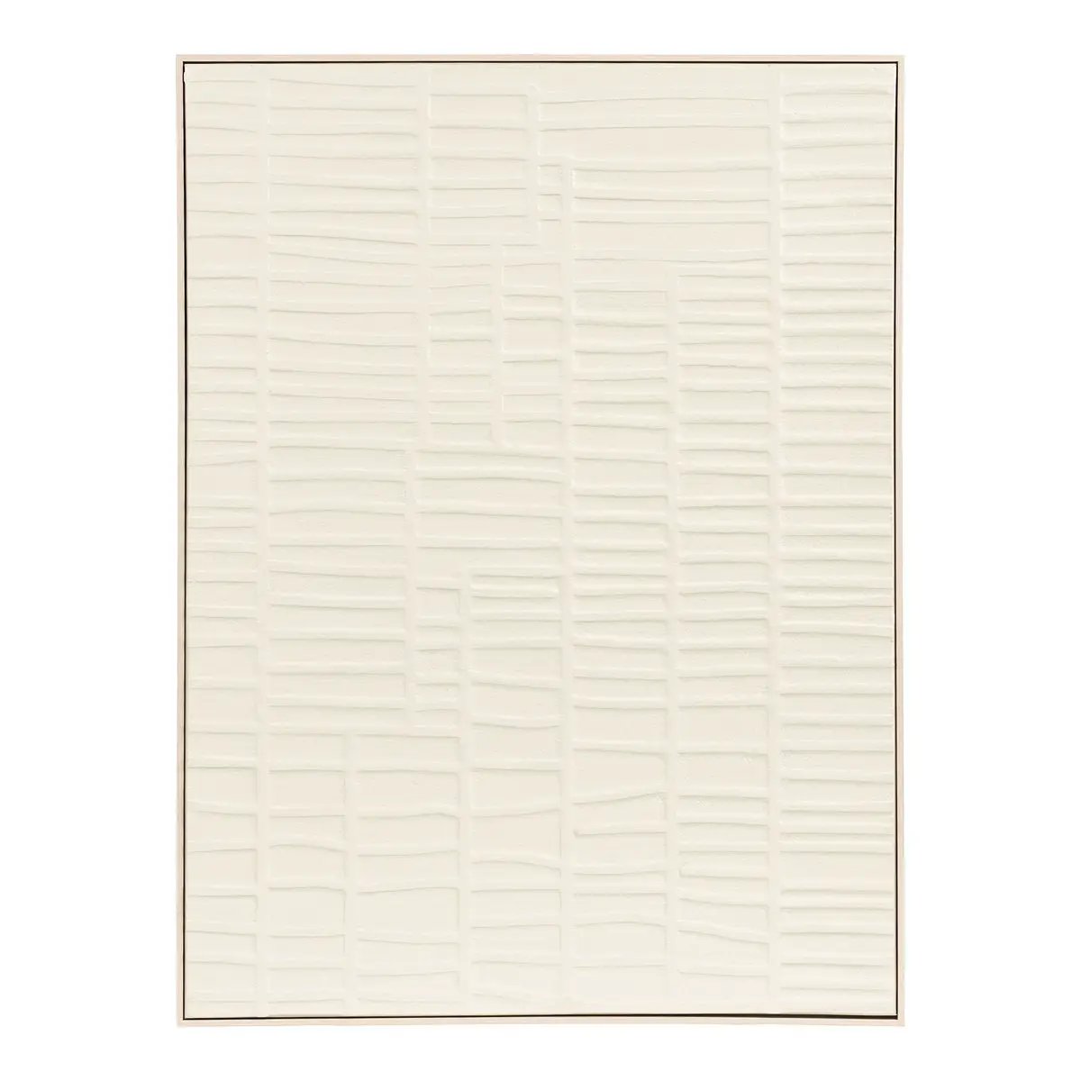 Ena Relief Wall decoration, beige, 60x80 cm by EMIRELLE