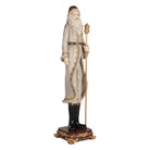 Christmas decoration image Santa 10x10x42 cm Gray plastic by Clayre & Eef.
