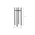 Plant stand Ascot Black by Mica Decorations