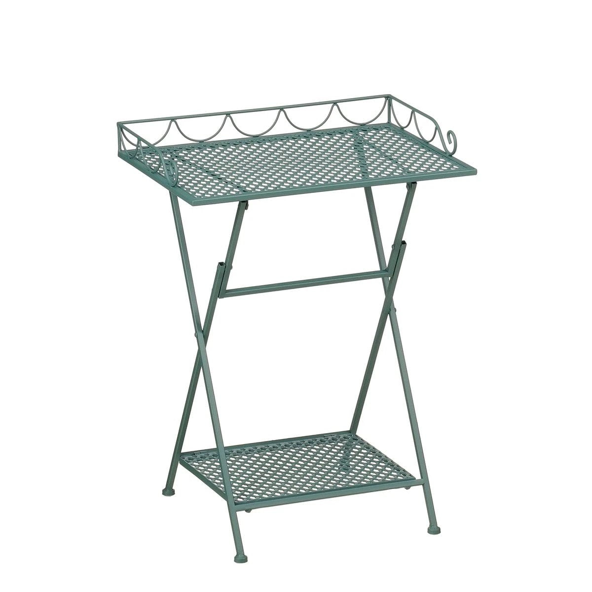 Side table outside Marseille Green by Mica Decorations