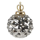 Christmas bauble Ø 8x11 cm by Clayre & Eef.