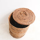 Laundry Basket with Lid OMBAK made from Banana Fibre by Soeji