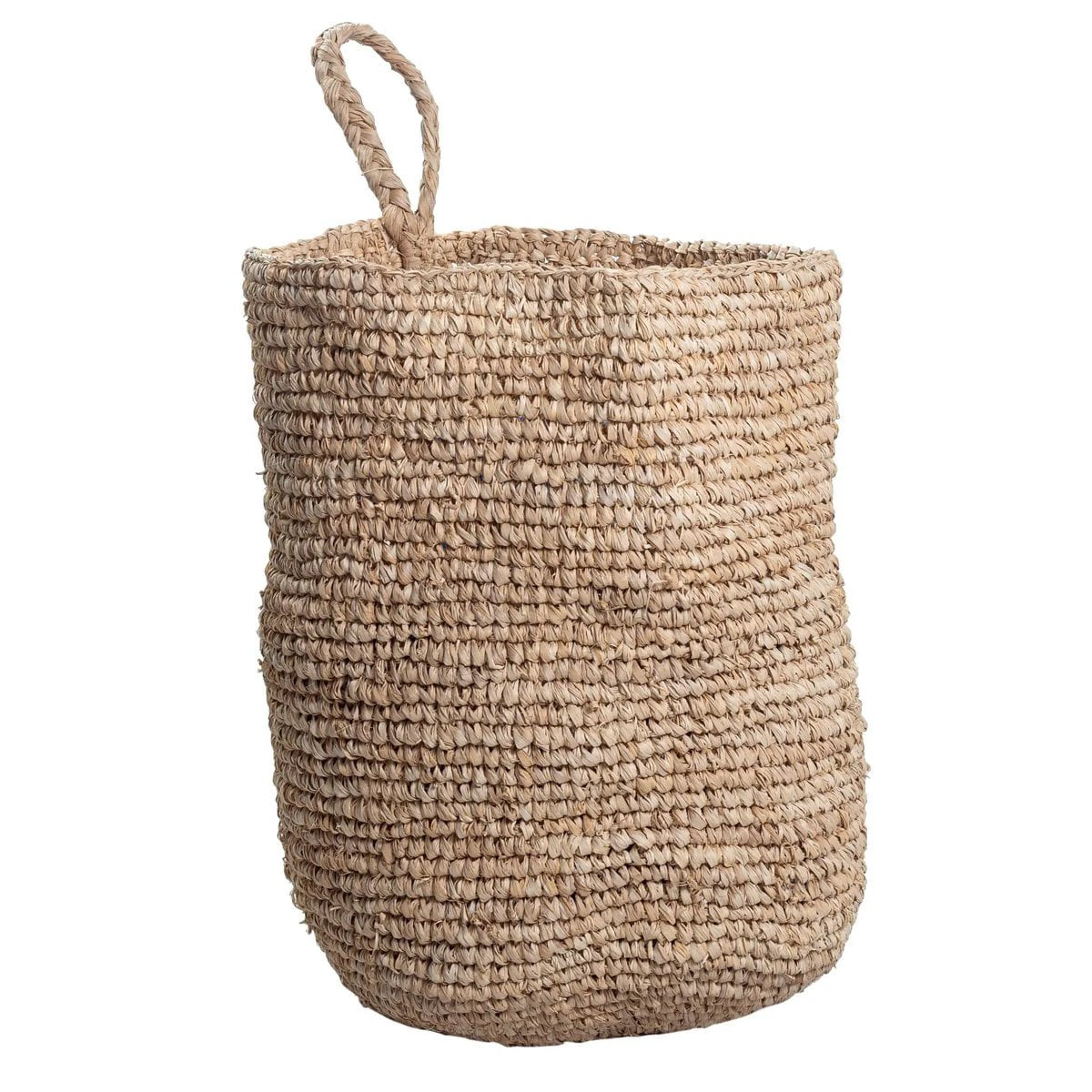 Wall Basket UTARA Hanging Storage Basket made of Raffia by Soeji