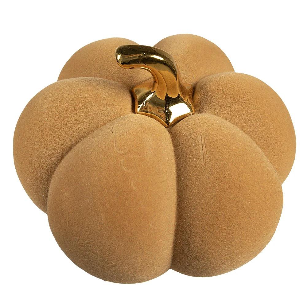 Decoration Pumpkin Ø 18x14 cm by Clayre & Eef.