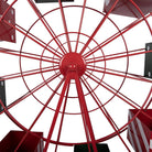 Weihnachtsdekoration Riesenrad aus rotem Metall von Clayre & Eef.