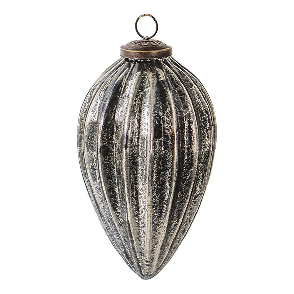 Weihnachtskugel Ø 9x17 cm von Clayre & Eef.