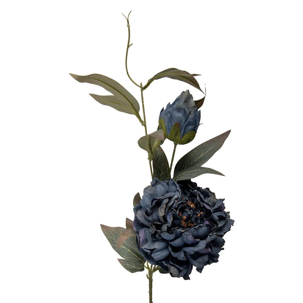 Artificial flower 78 cm Blue Plastic by Clayre & Eef.