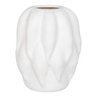 Vase - Vase, ceramic, beige, 19,5x19,5x26 cm by EMIRELLE