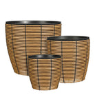 Flowerpot outside Durban Brown by Mica Decorations