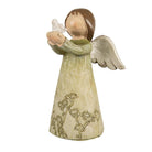 Decoration Statue Angel 12 cm Green Polyresin Christmas Decoration by Clayre & Eef.