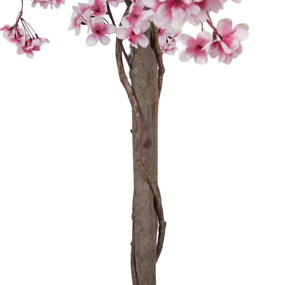 Künstlicher Baum Pfirsichblüte 30x30x150 cm Rosa Kunststoff von Clayre & Eef.