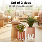 Flowerpot inside Dione Pink by Mica Decorations