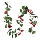 Garland holly 180 cm Green Plastic by Clayre & Eef.