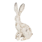 Hasenfigur 26 cm Beige Polyresin Osterdekoration von Clayre & Eef.