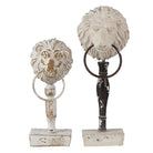 Decoration (2) 12x7x32/9x6x23 cm by Clayre & Eef.
