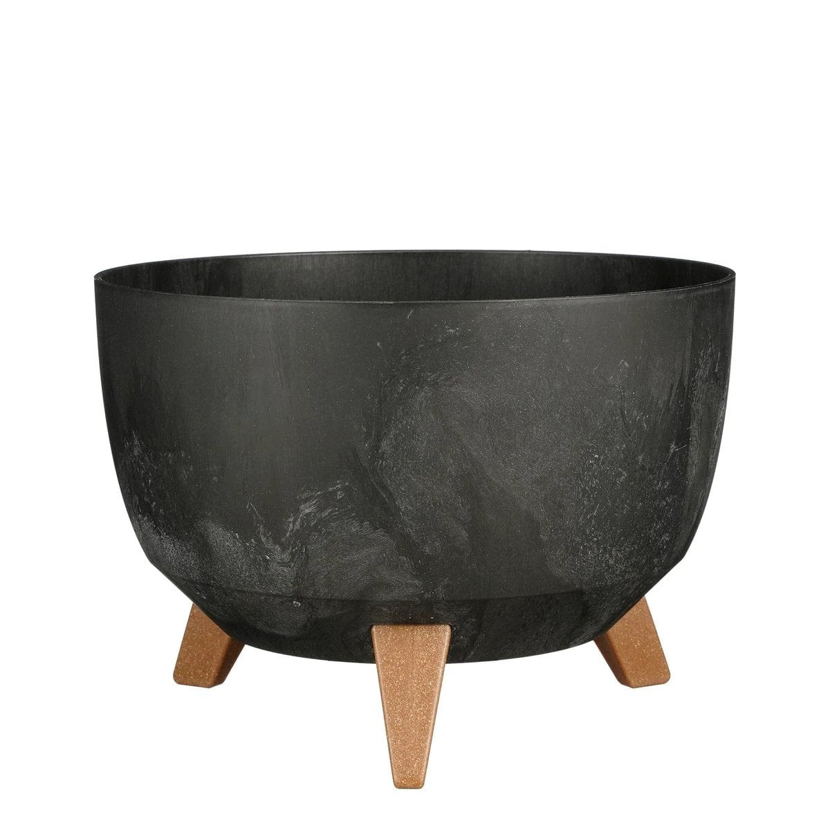 Outdoor planter Doppio Black by Mica Decorations