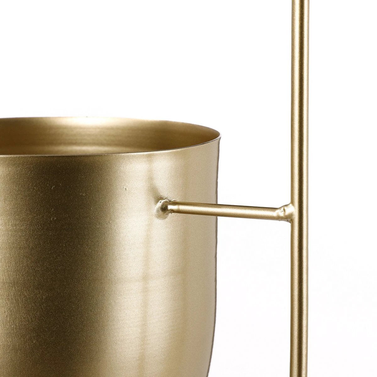 Flowerpot hanging inside Dexter Gold by Mica Decorations
