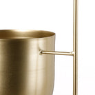 Flowerpot hanging inside Dexter Gold by Mica Decorations