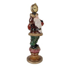 Christmas Decoration Statue Santa Claus 15x13x39 cm Red Plastic by Clayre & Eef.
